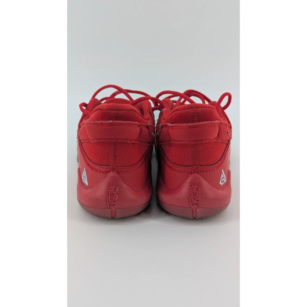 Nike Giannis Immortality Red Light Blue Basketball Shoes CZ4099-600 Kids Size 1Y